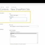 Creating a SharePoint Site/Subsite