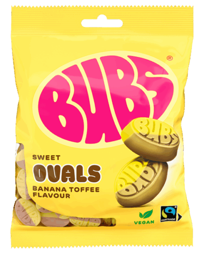 Конфетки Bubs - Сергей Гесс (Косырев) из Швеции и страна Гессляндия Bubs Goody Banana-Toffee Swedish Candy 90g